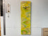 Lime Green Abstract Resin Wall Clock