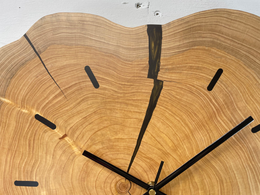 Large Wooden Wall Clock