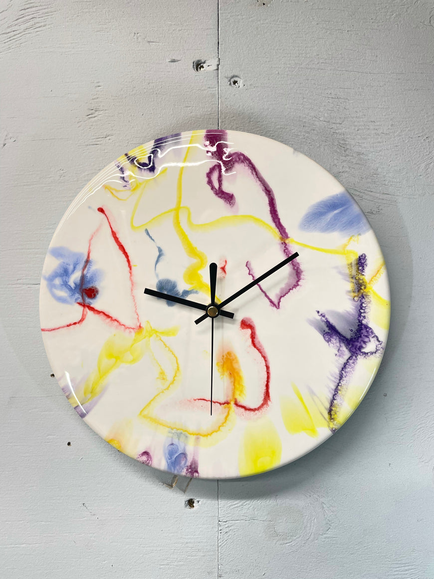 Abstract Resin Wall Clock